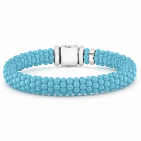 Blue Caviar Blue Ceramic Beaded Bracelet | 9mm