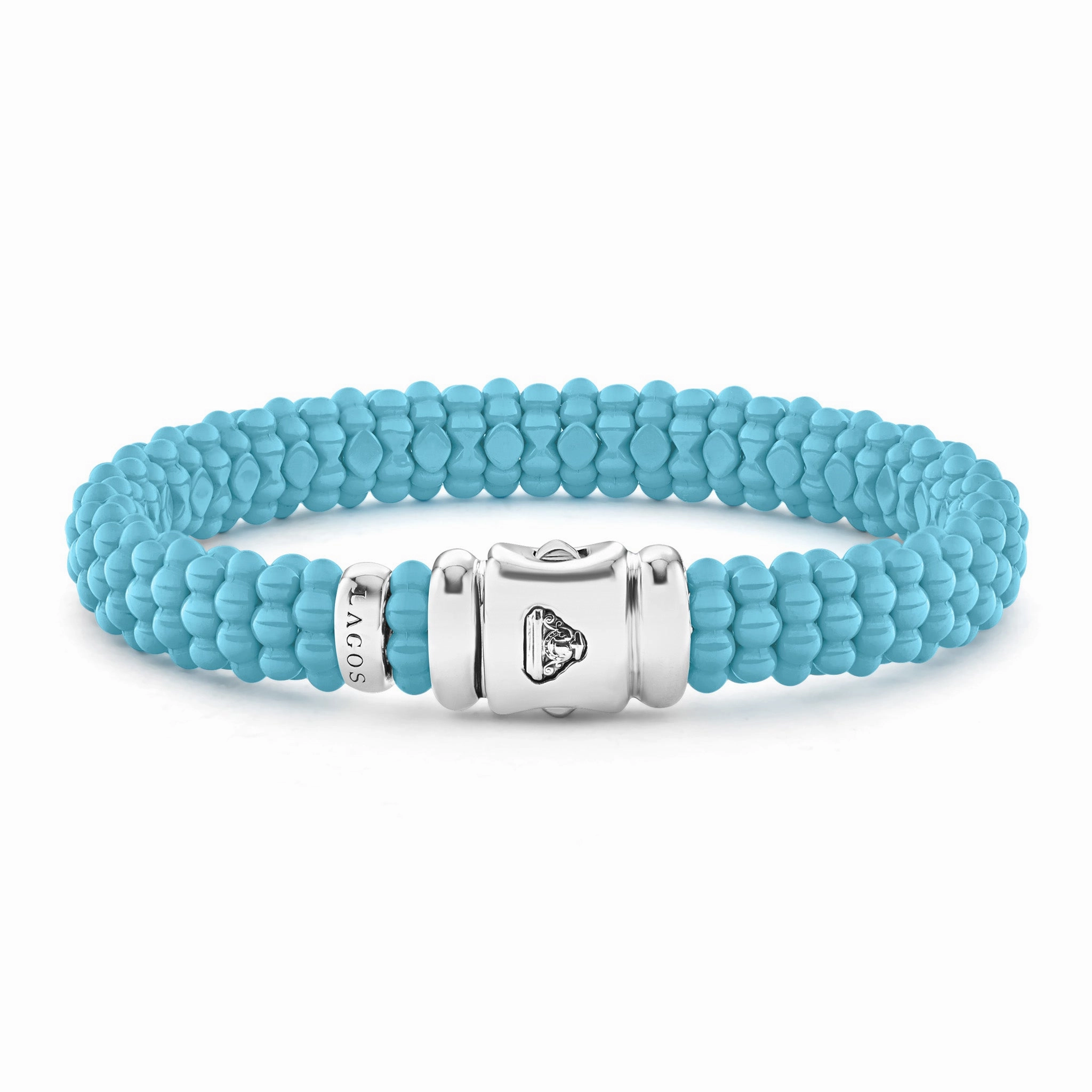 Blue Caviar Blue Ceramic Beaded Bracelet | 9mm