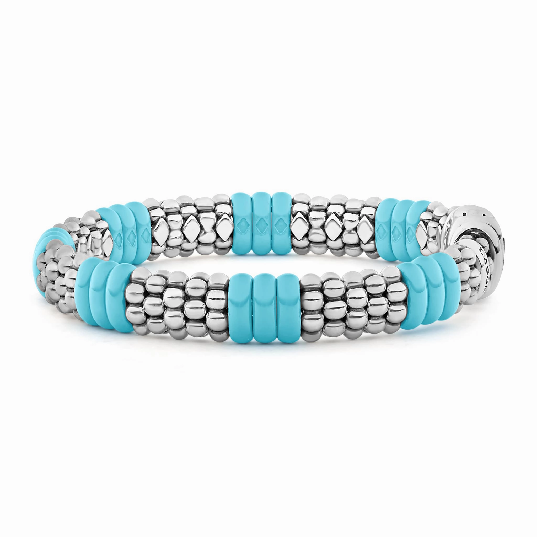 Blue Caviar Blue Ceramic Caviar Beaded Bracelet | 9mm