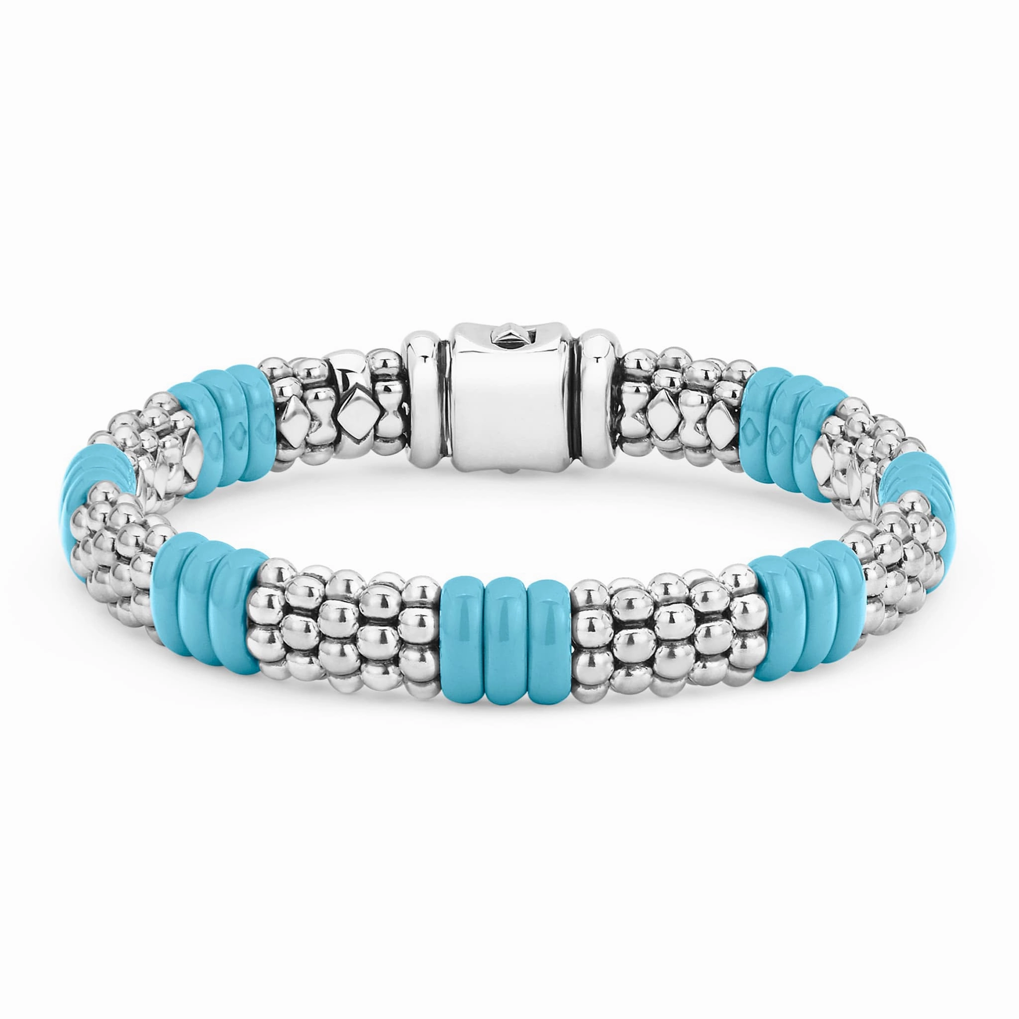 Blue Caviar Blue Ceramic Caviar Beaded Bracelet | 9mm