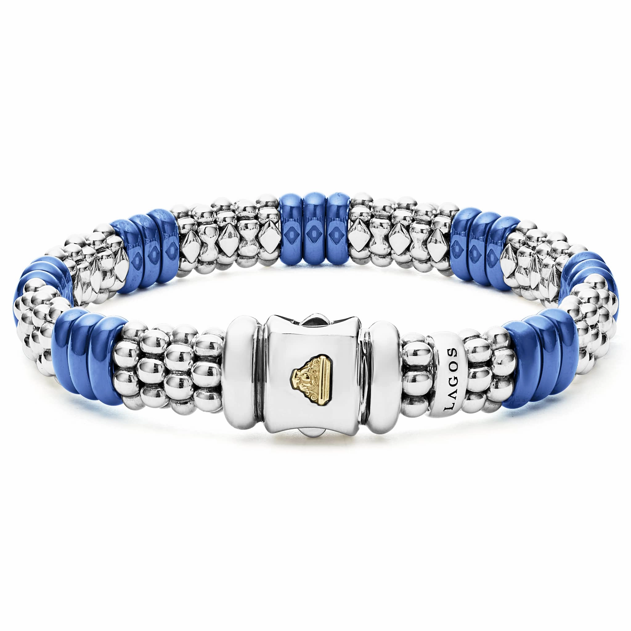 Blue Caviar Ultramarine Ceramic Caviar Beaded Bracelet | 9mm