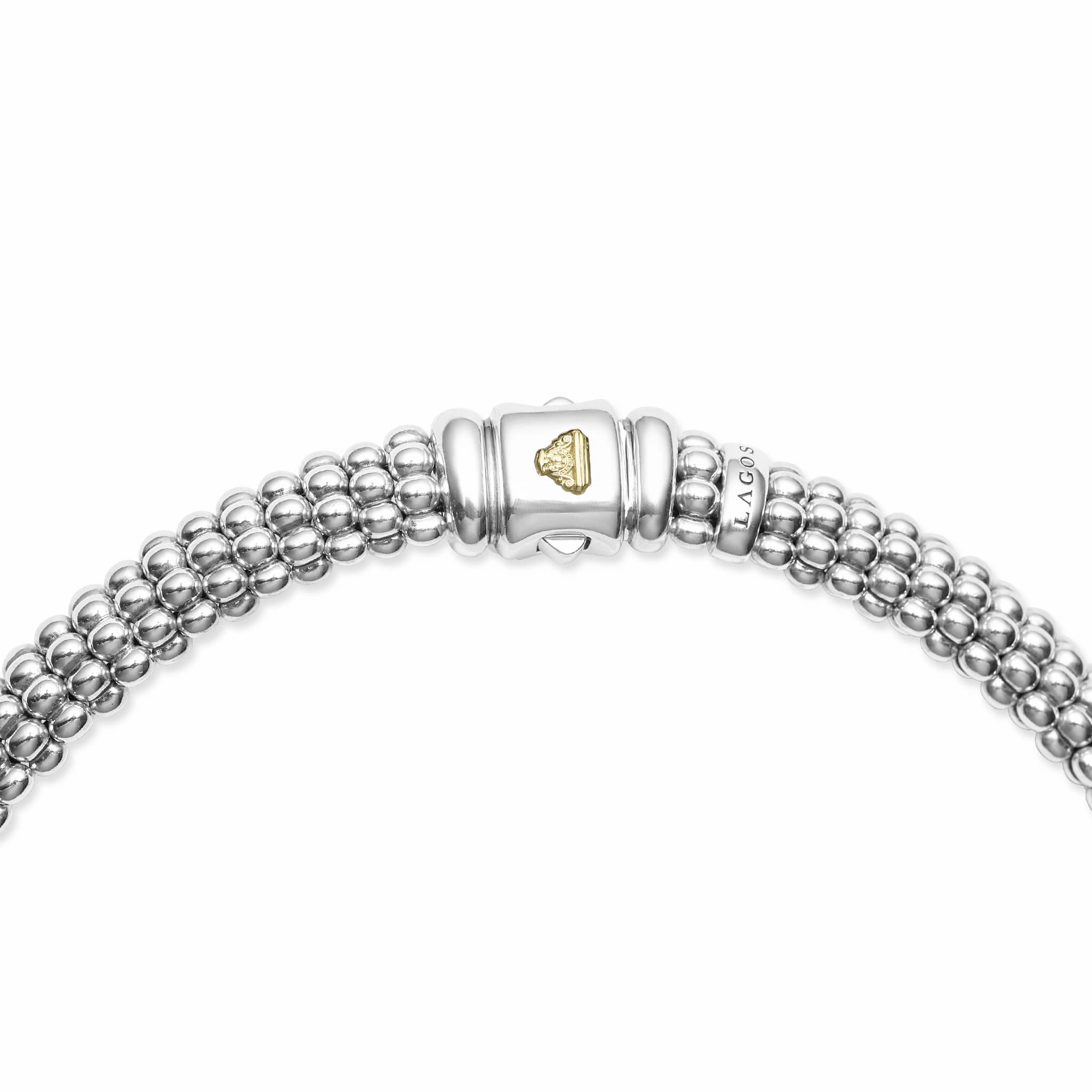 Blue Caviar Ultramarine Single Station Diamond Caviar Necklace