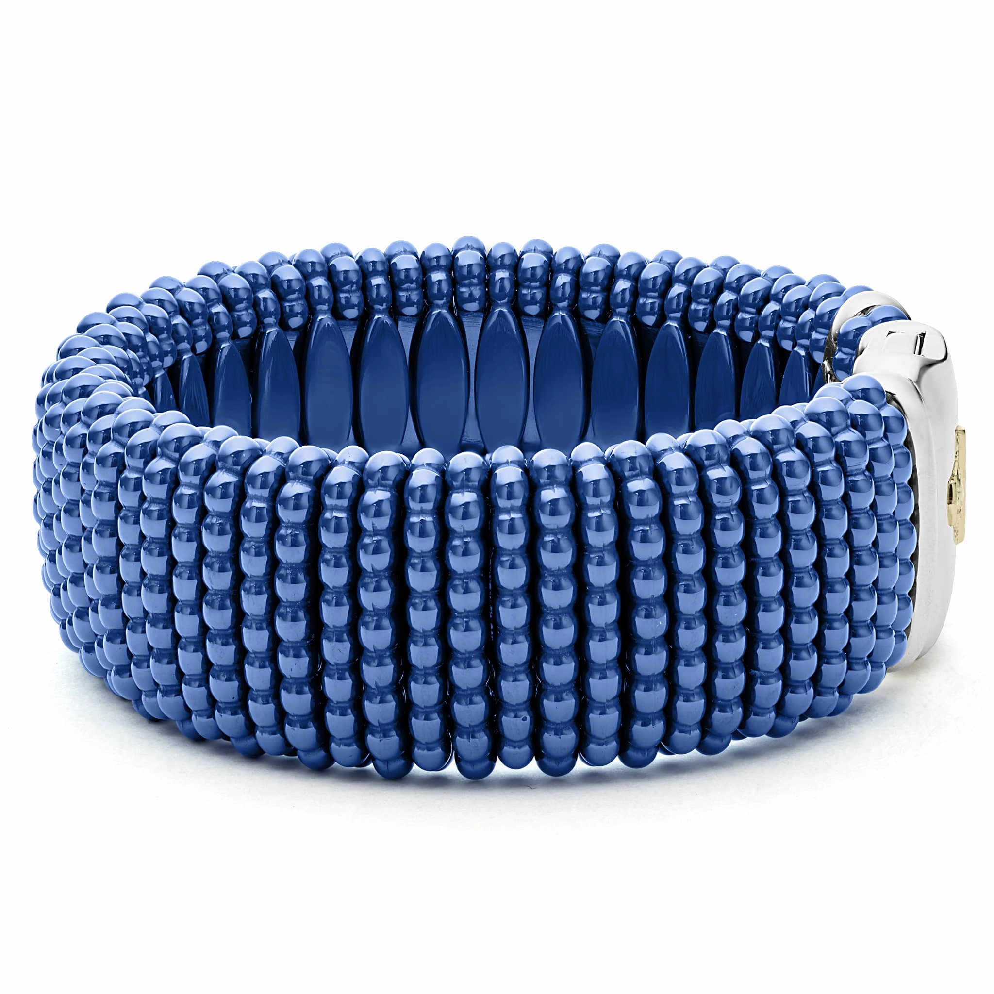 Blue Caviar Ultramarine Statement Ceramic Caviar Bracelet | 23mm