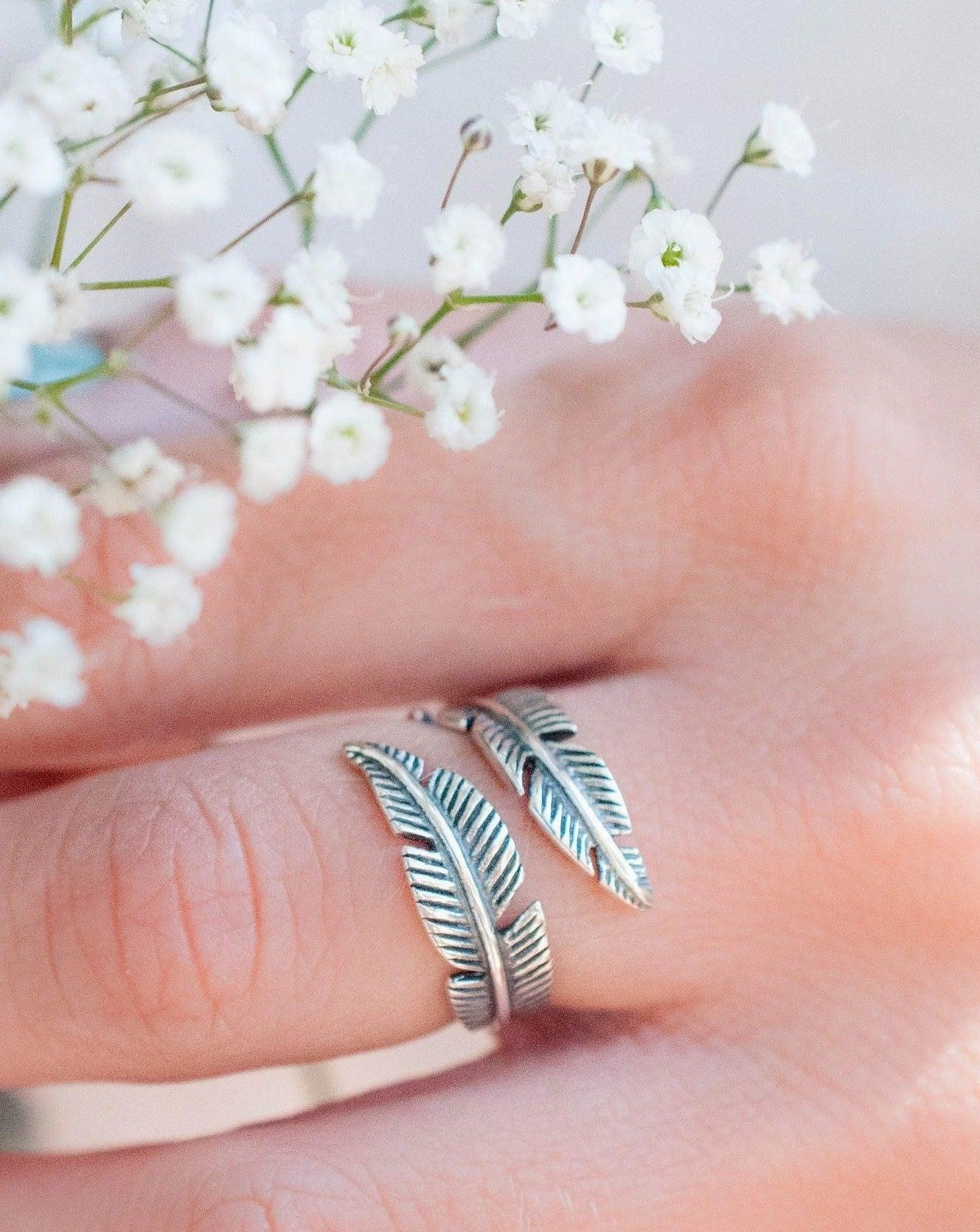 Camburi Leaf Ring ~Sterling Silver 925~ SMR001