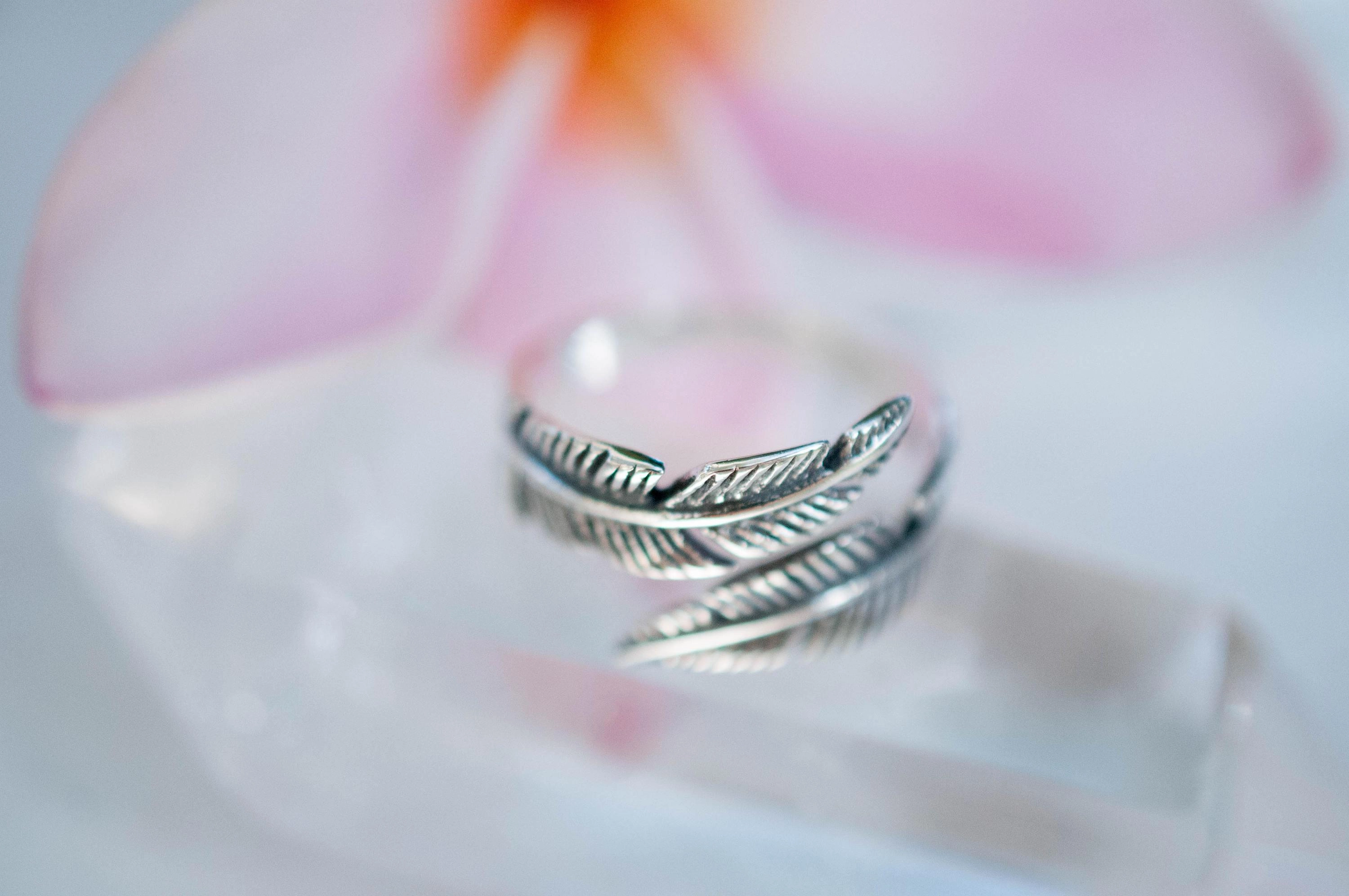 Camburi Leaf Ring ~Sterling Silver 925~ SMR001