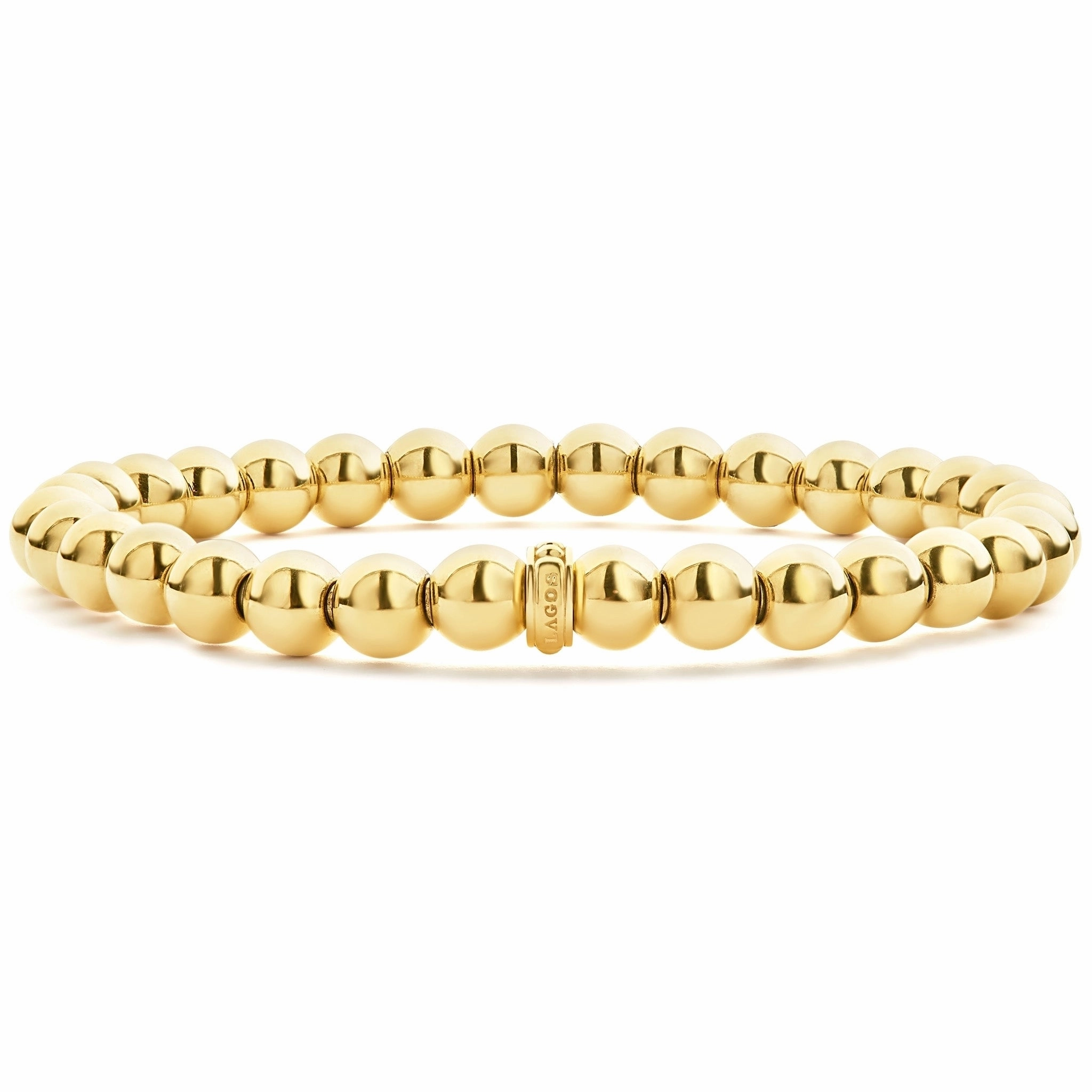 Caviar Gold 18K Gold Bead Bracelet | 6mm
