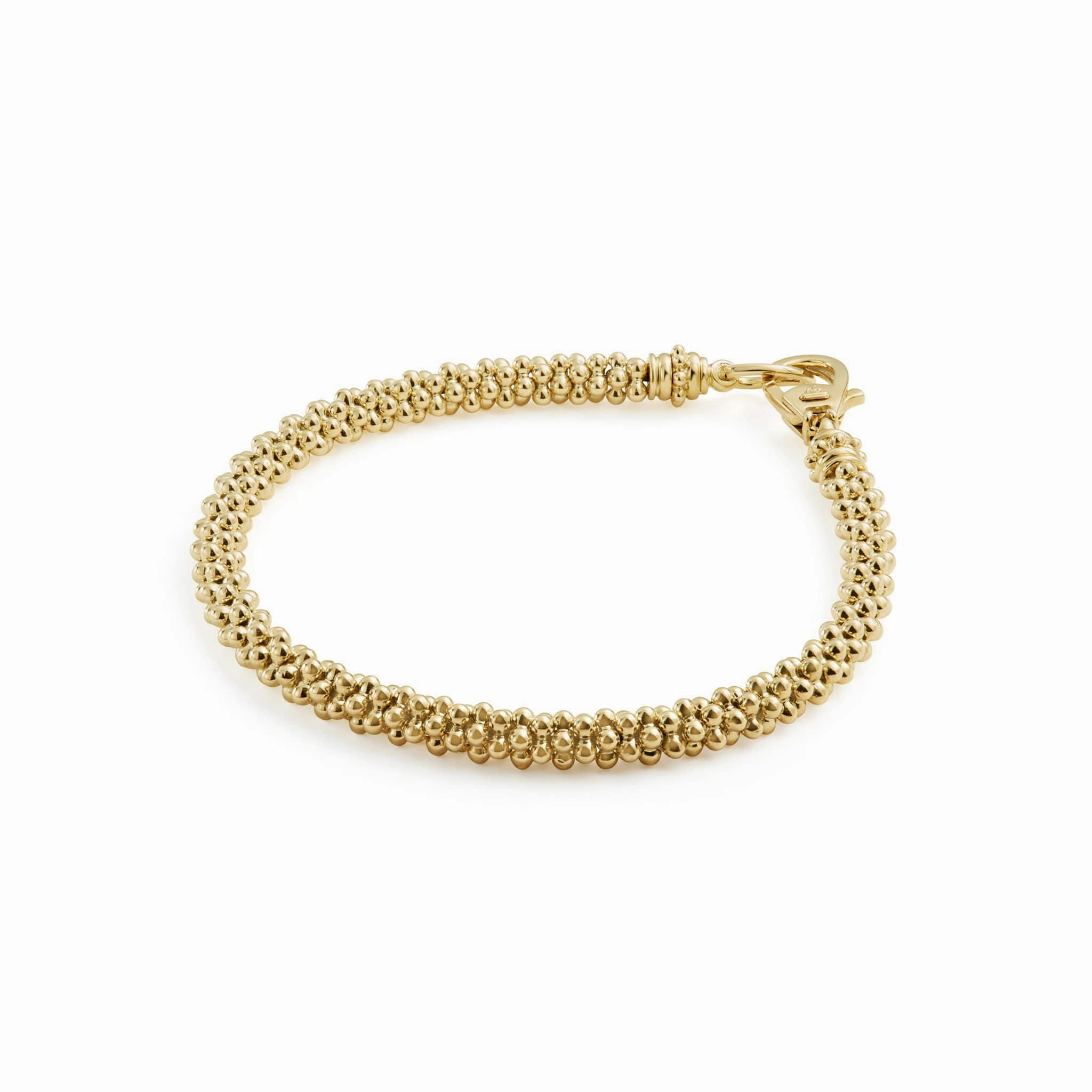 Caviar Gold 18K Gold Beaded Bracelet | 4mm