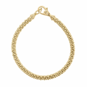 Caviar Gold 18K Gold Beaded Bracelet | 4mm