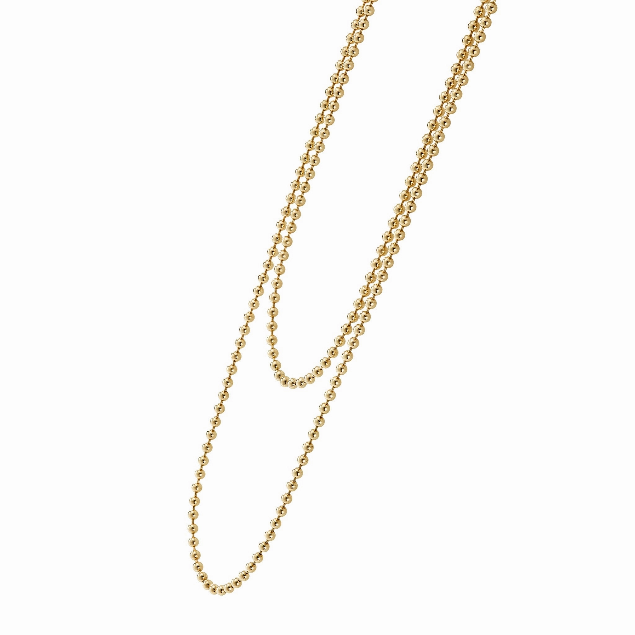 Caviar Gold 18K Gold Beaded Necklace