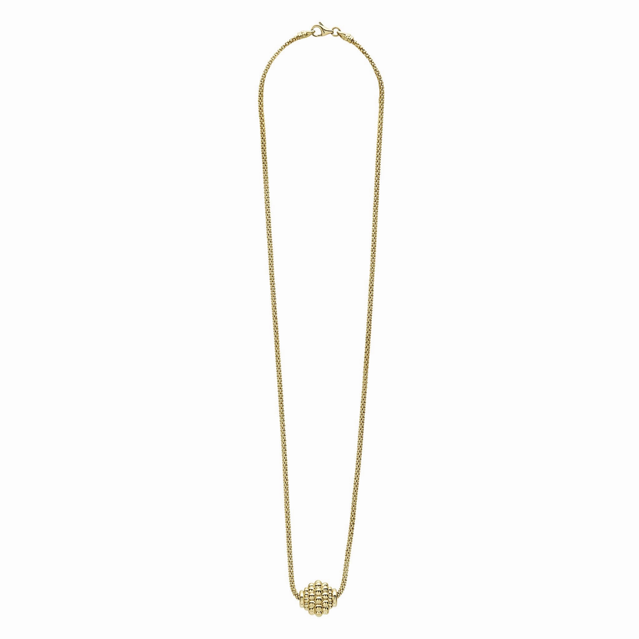 Caviar Gold 18K Gold Caviar Ball Pendant Necklace