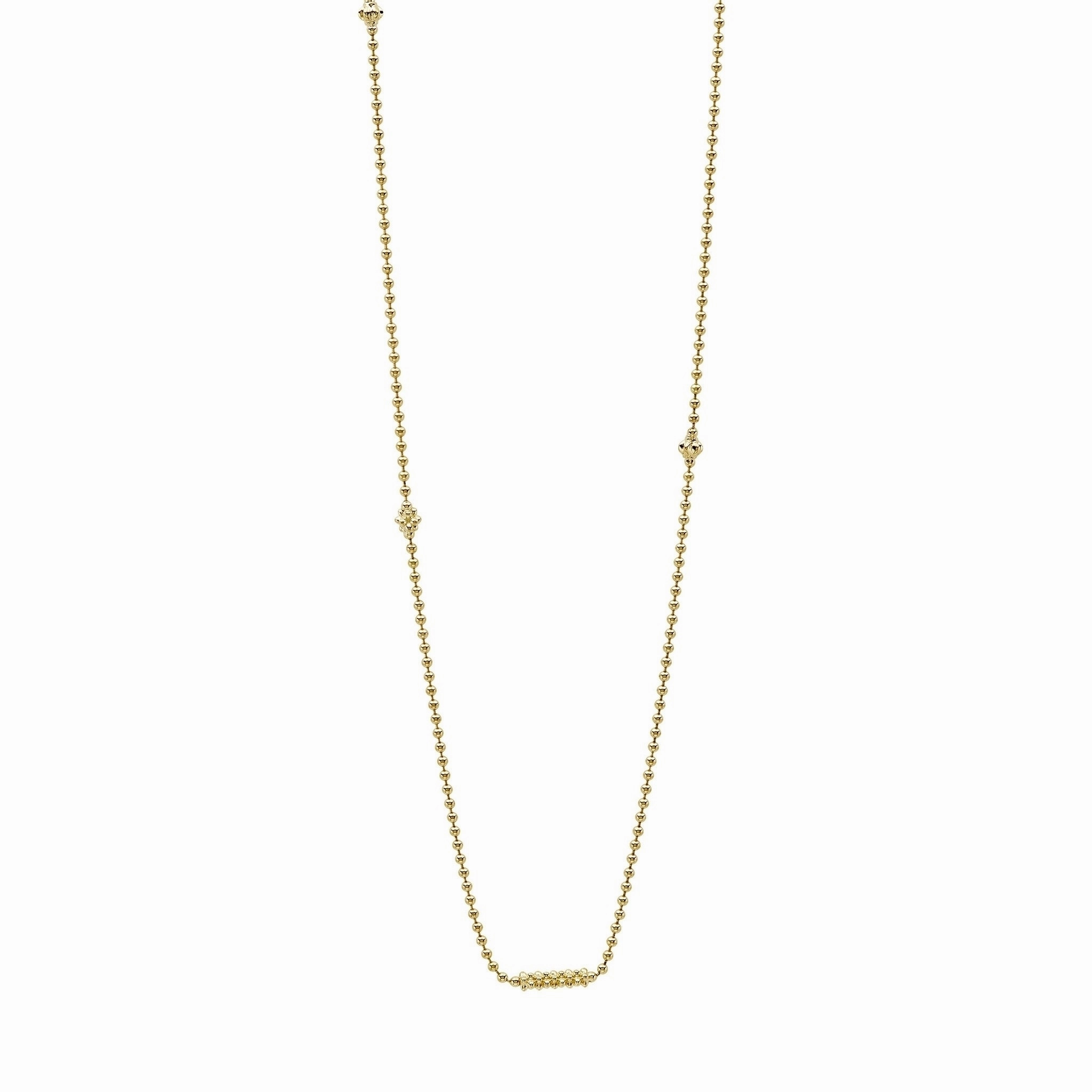 Caviar Gold 18K Gold Caviar Beaded Necklace