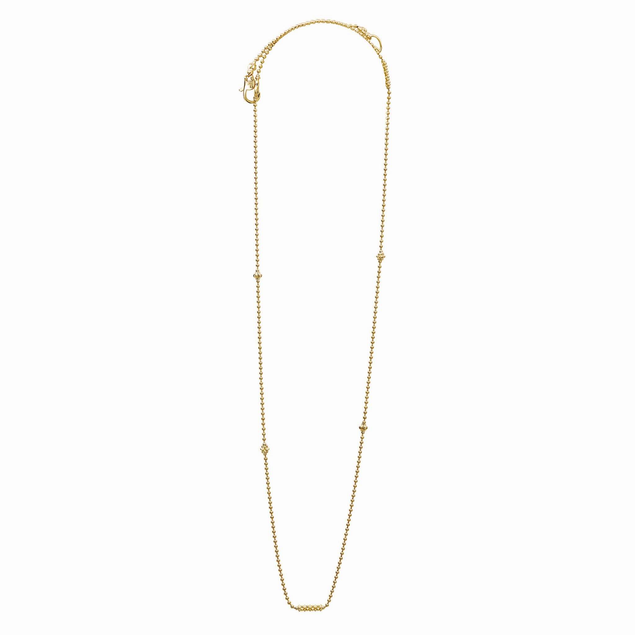 Caviar Gold 18K Gold Caviar Beaded Necklace