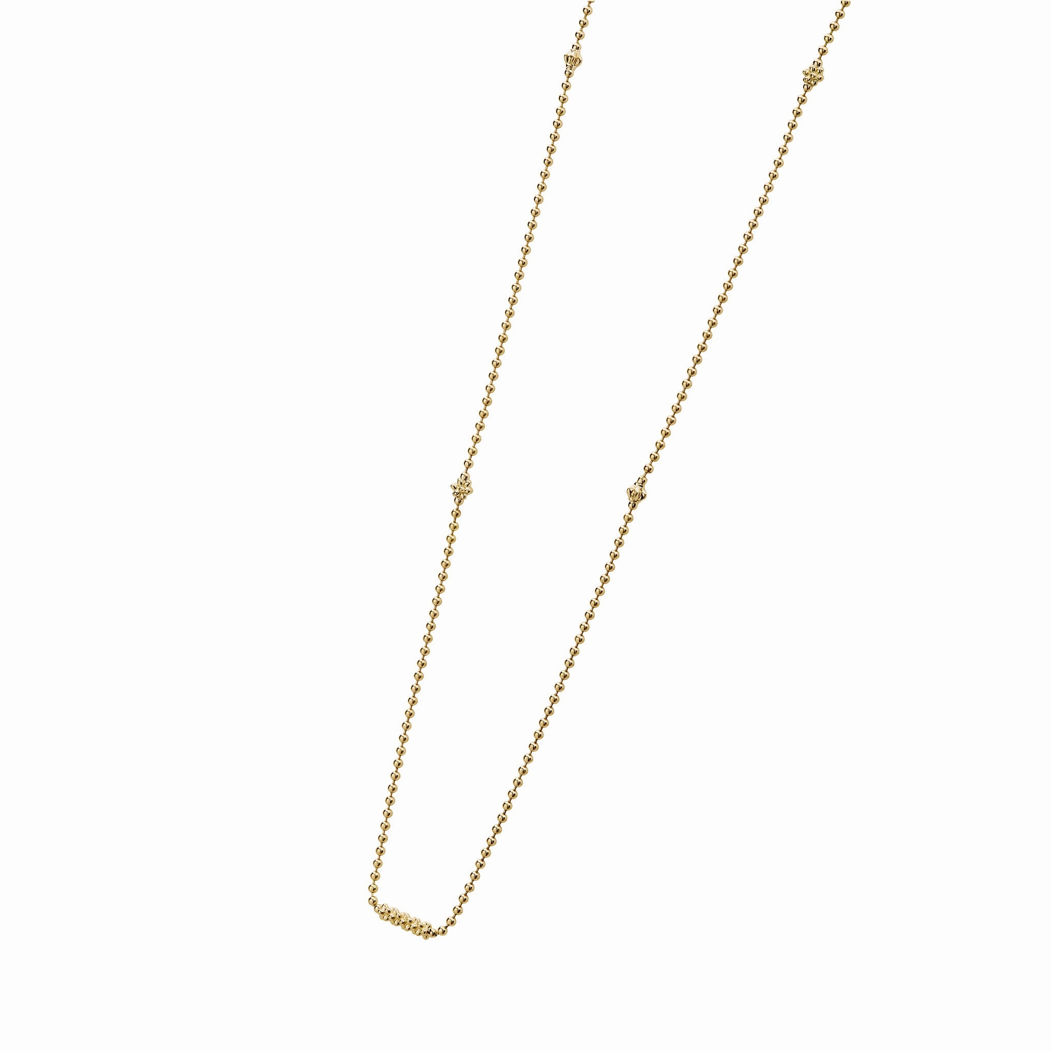 Caviar Gold 18K Gold Caviar Beaded Necklace