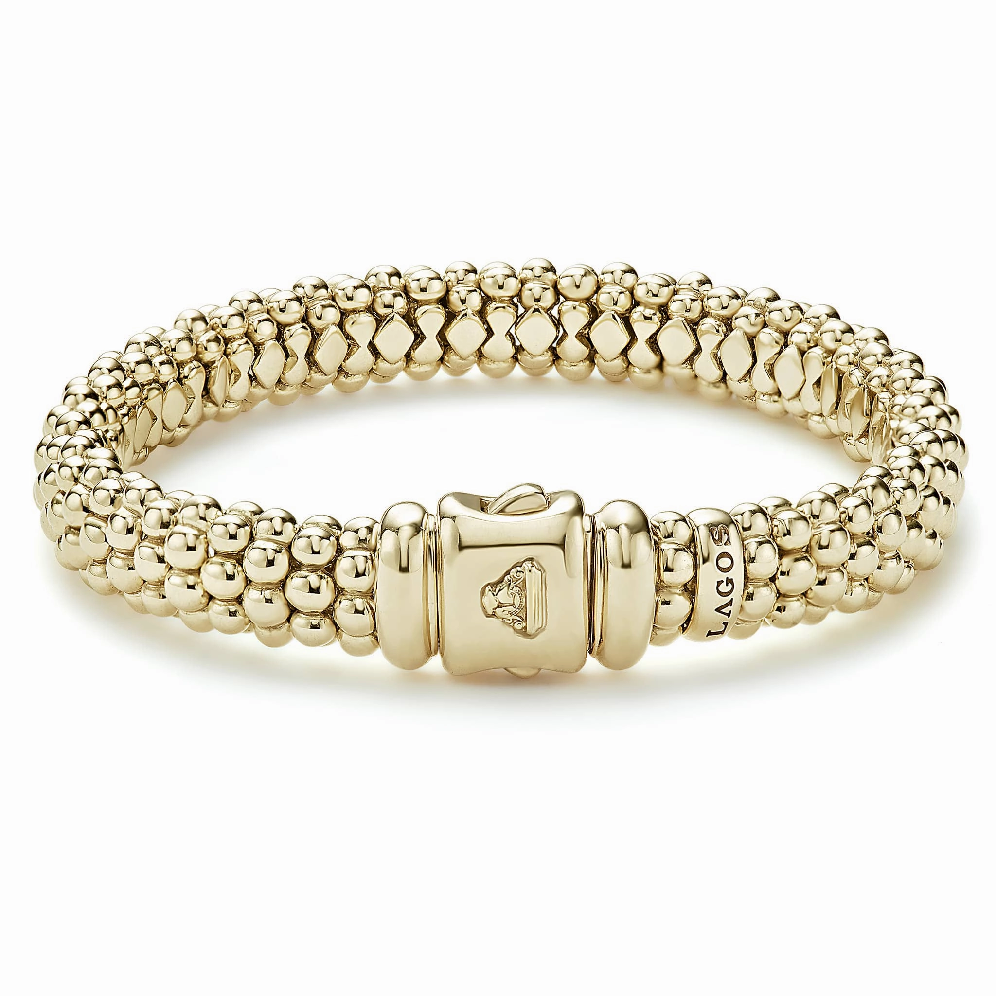 Caviar Gold 18K Gold Caviar Bracelet | 9mm