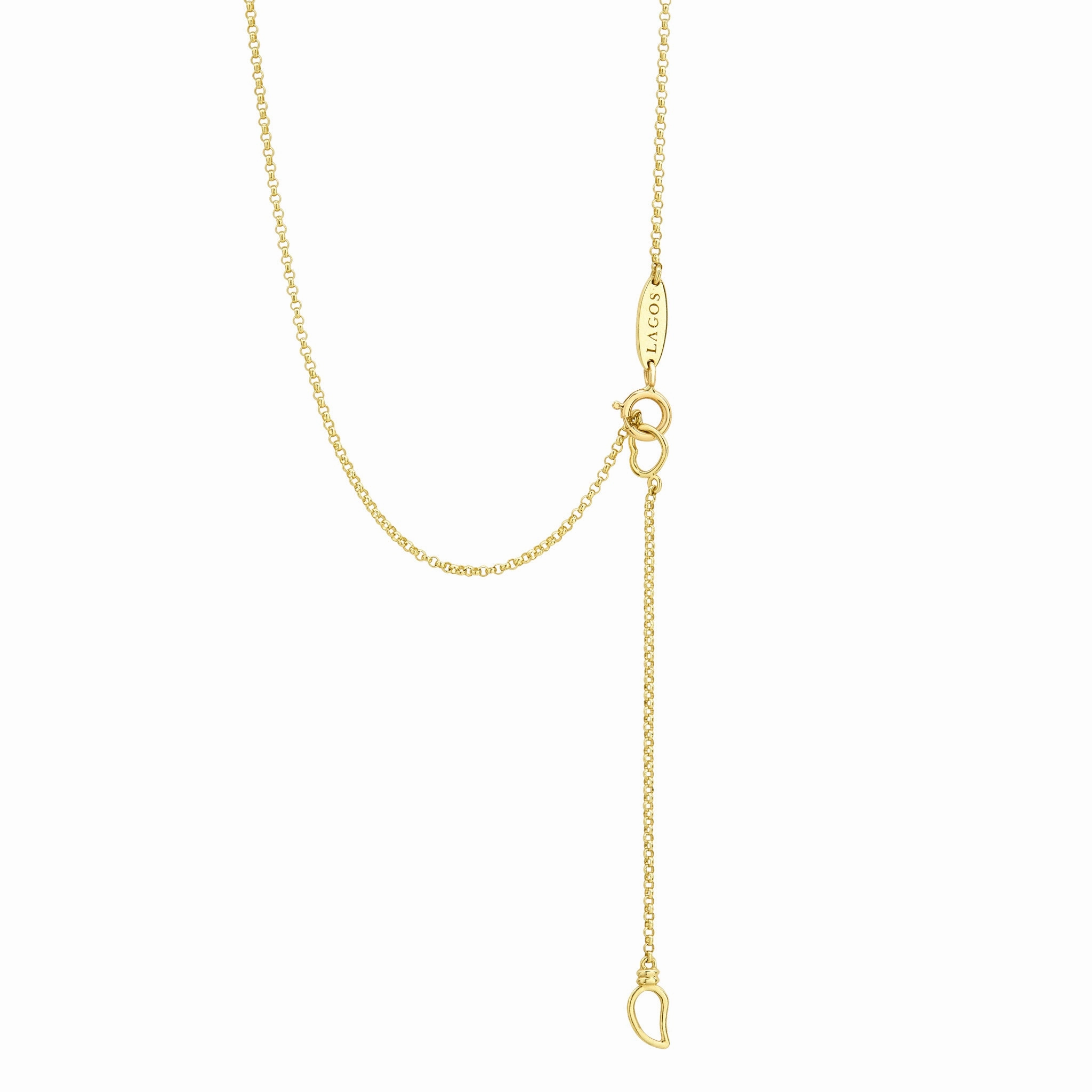 Caviar Gold 18K Gold Diamond Pendant Necklace