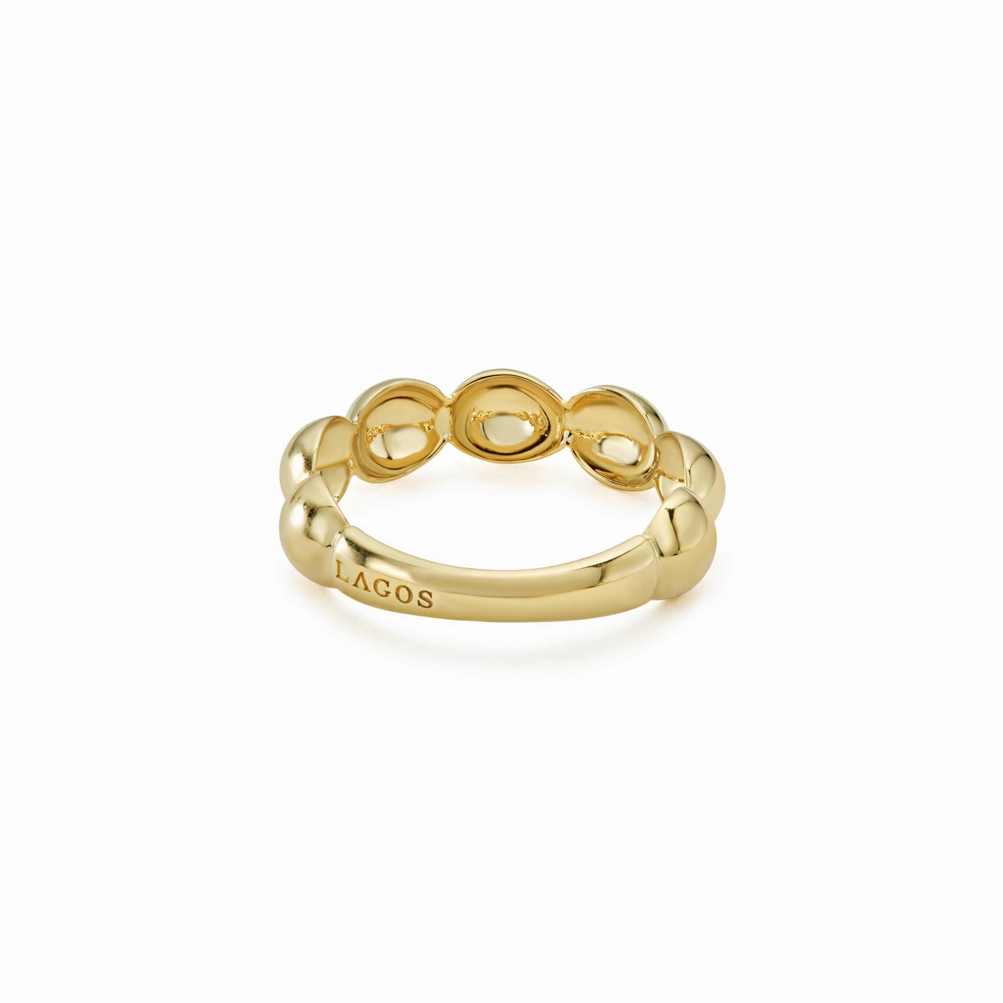 Caviar Gold 18K Gold Fluted Ring
