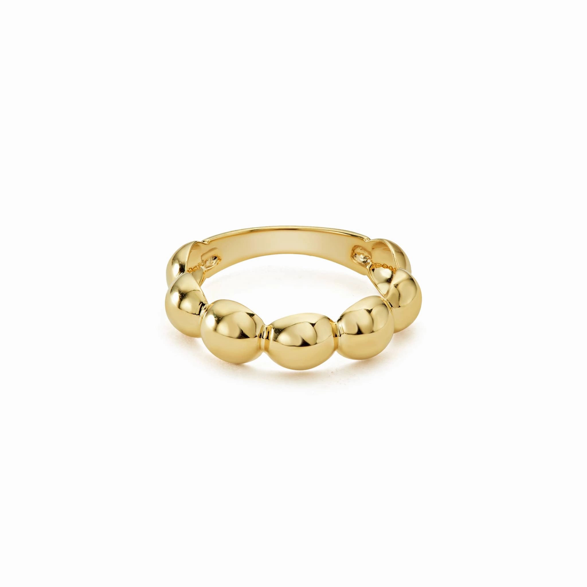 Caviar Gold 18K Gold Fluted Ring