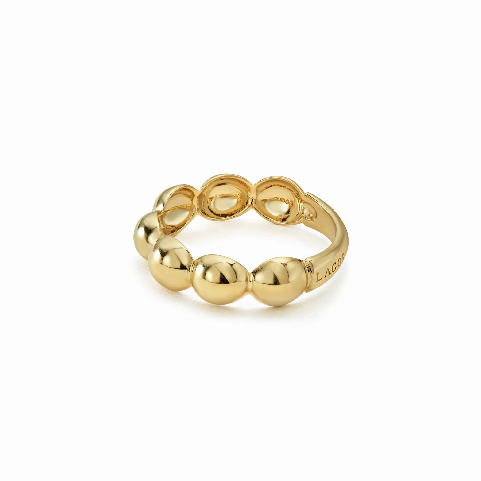Caviar Gold 18K Gold Fluted Ring