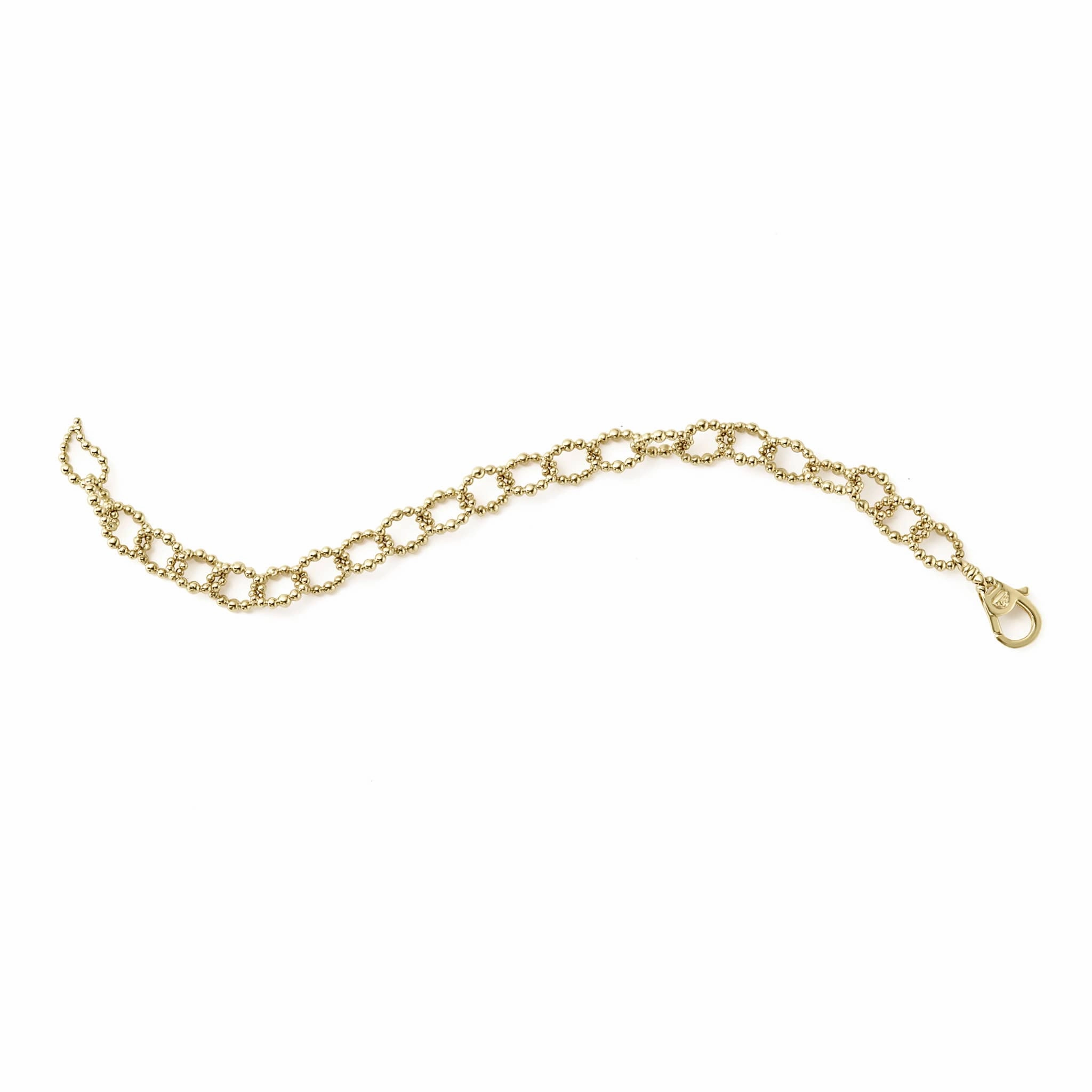 Caviar Gold 18K Gold Large Link Bracelet