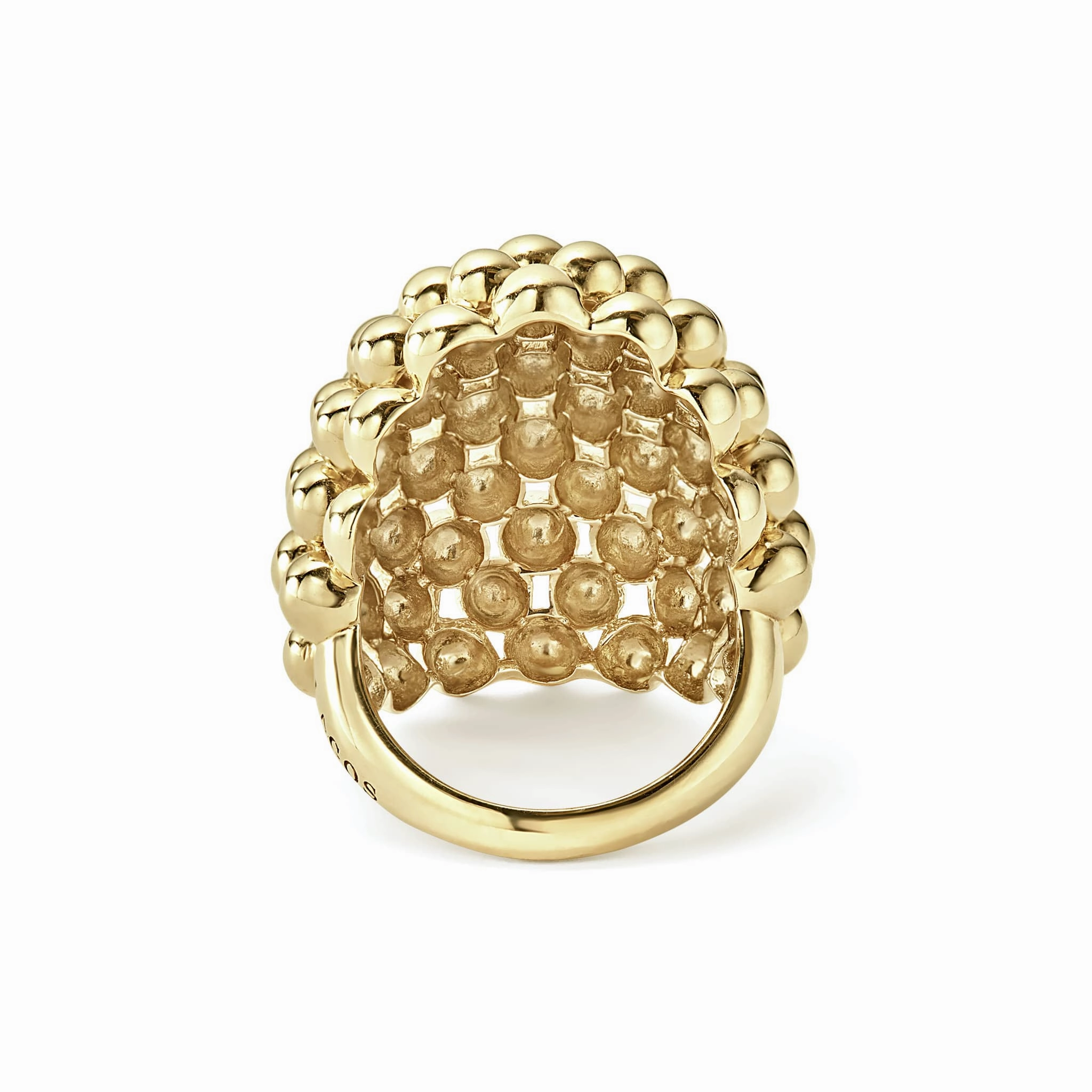 Caviar Gold 18K Gold Oval Statement Ring