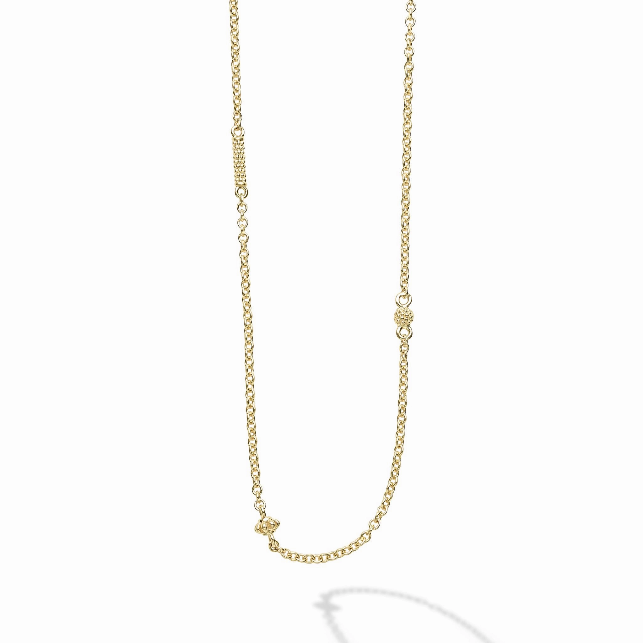 Caviar Gold Gold Caviar Chain Necklace