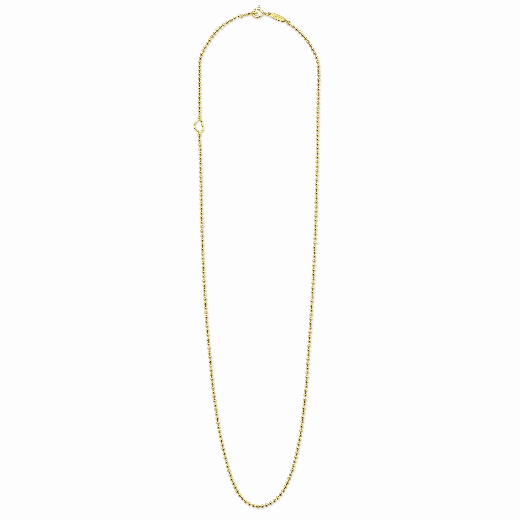 Caviar Gold Petite 18K Gold Beaded Necklace