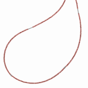 Caviar Icon Garnet Necklace