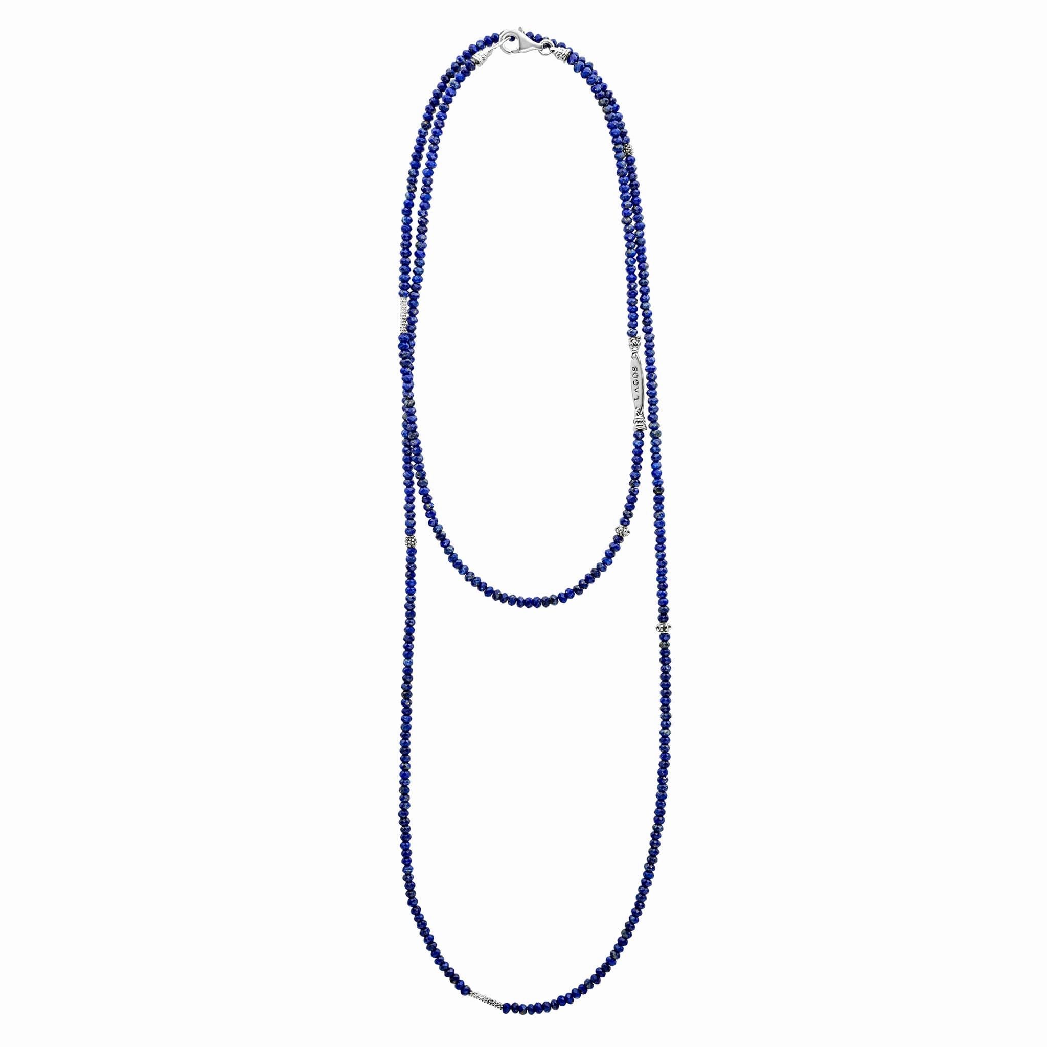 Caviar Icon Lapis Necklace