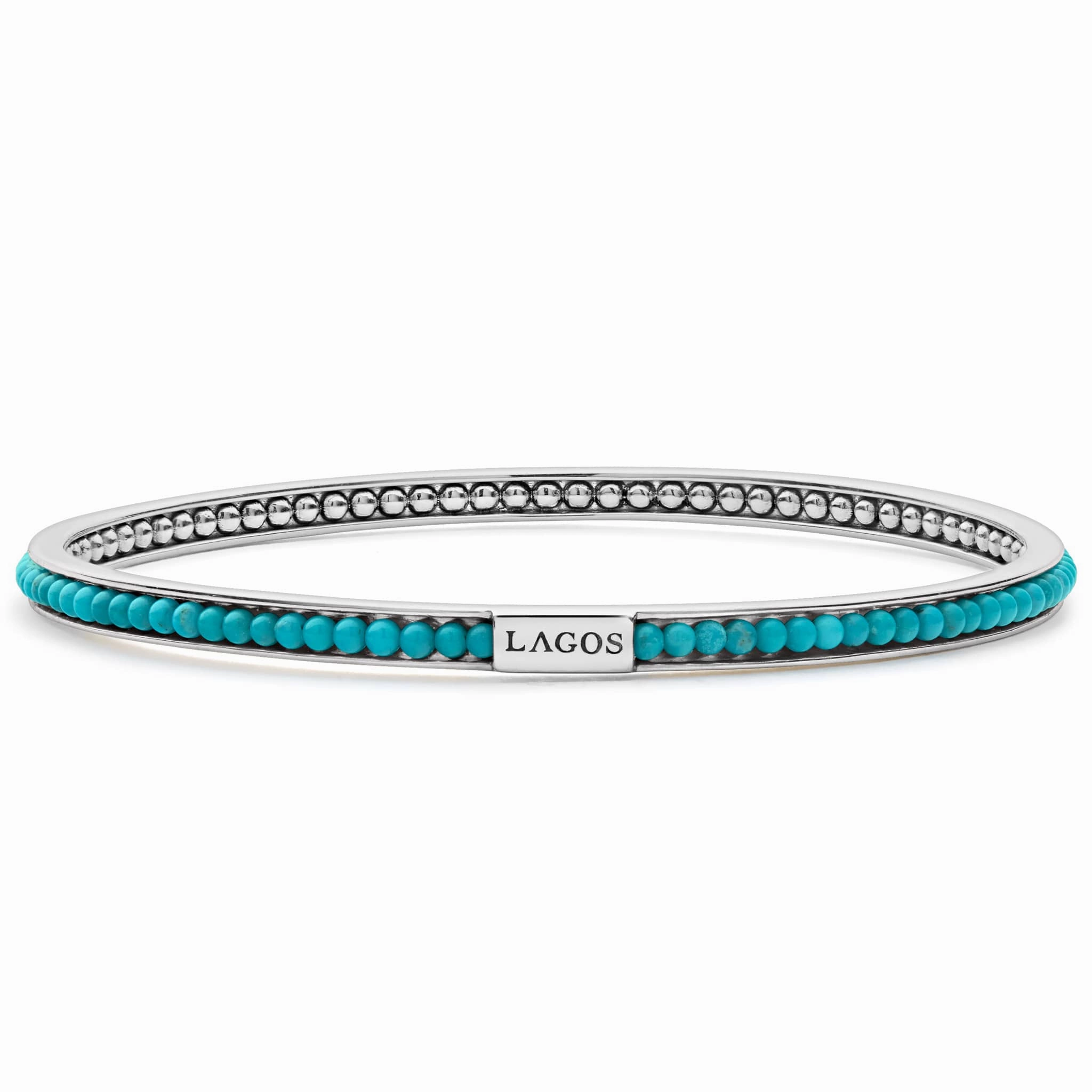 Caviar Icon Turquoise Bangle