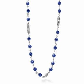 Caviar Icon Ultramarine Ceramic Beaded Necklace