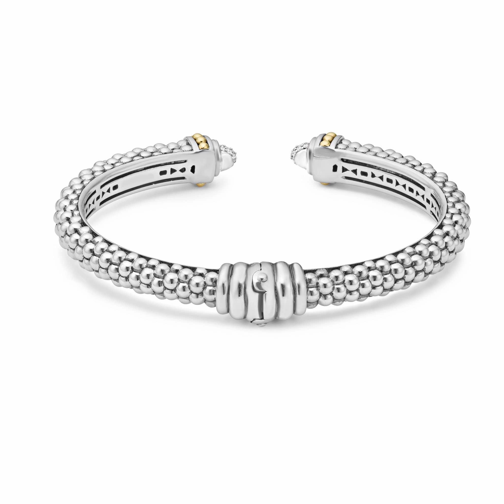 Caviar Lux Diamond Cuff Bracelet | 8mm