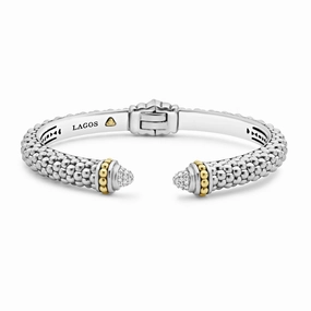 Caviar Lux Diamond Cuff Bracelet | 8mm