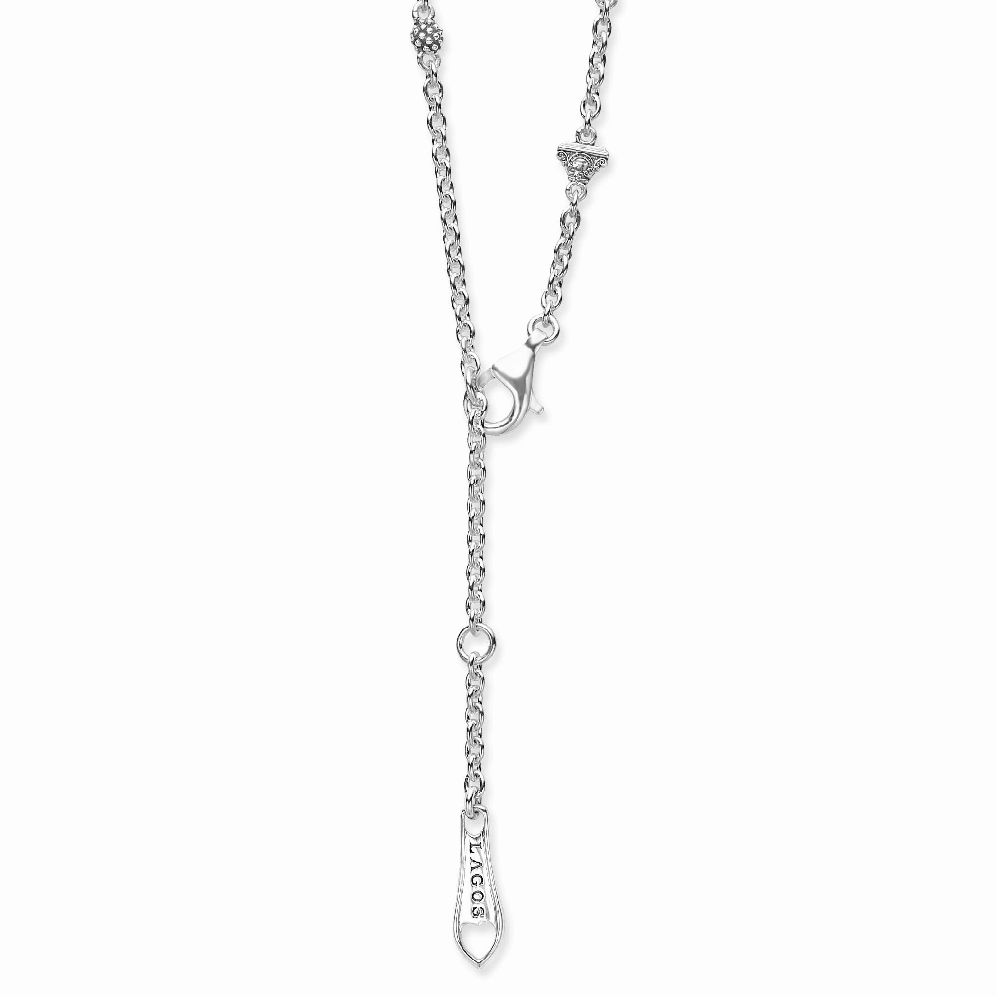 Caviar Lux Diamond Heart Necklace