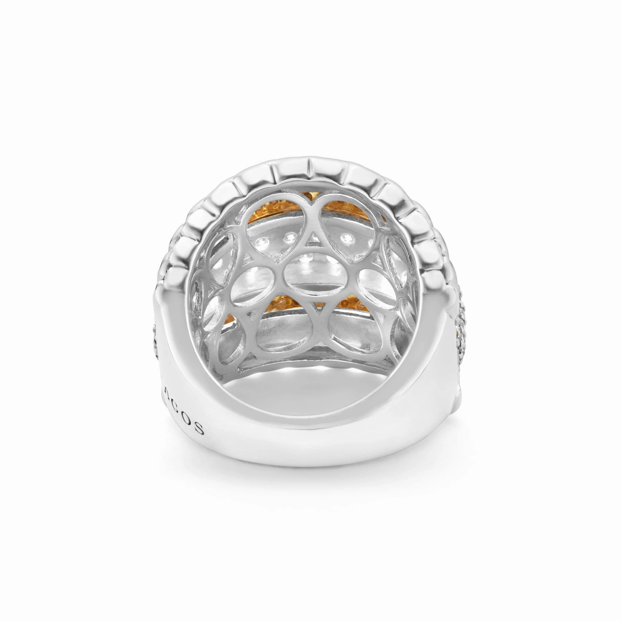 Caviar Lux Large Diamond Statement Ring