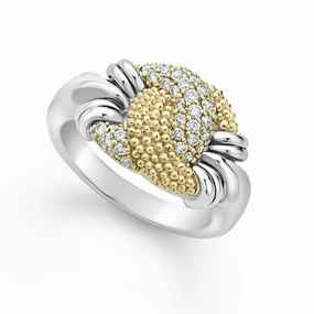 Caviar Lux Small Caviar Diamond Knot Ring