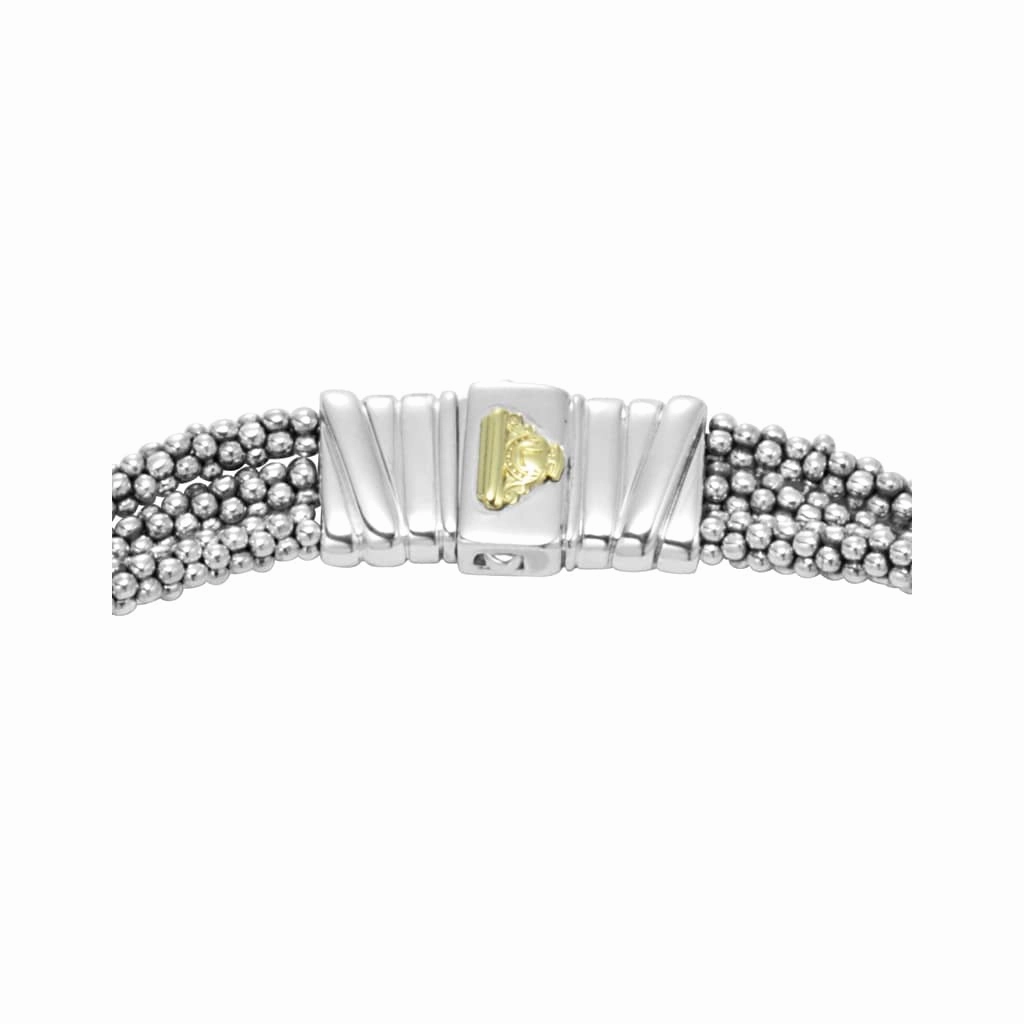 Caviar Lux Statement Two-Tone Caviar Diamond Necklace
