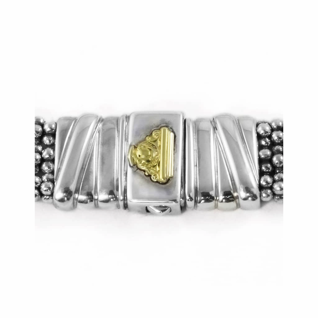 Caviar Lux Statement Two-Tone Caviar Diamond Necklace