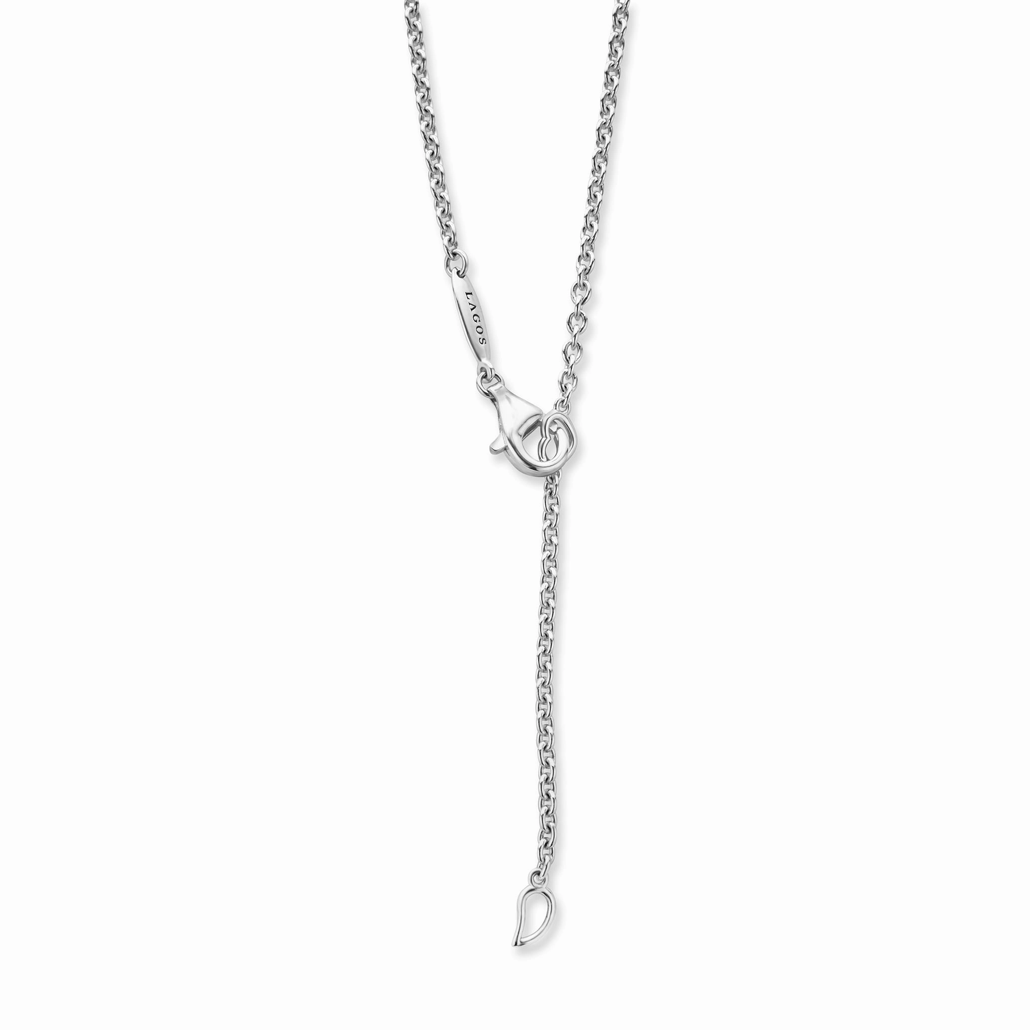 Caviar Lux Two-Tone Diamond Pendant Necklace