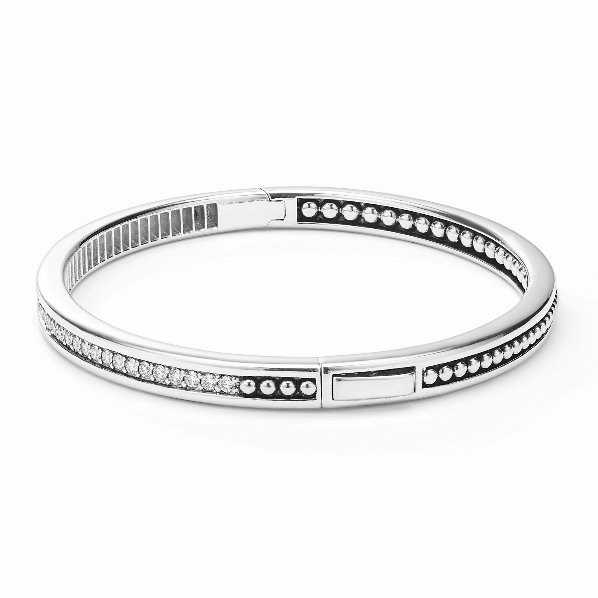 Caviar Spark Diamond Bangle Bracelet | 5mm