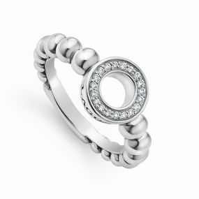 Caviar Spark Diamond Circle Ring