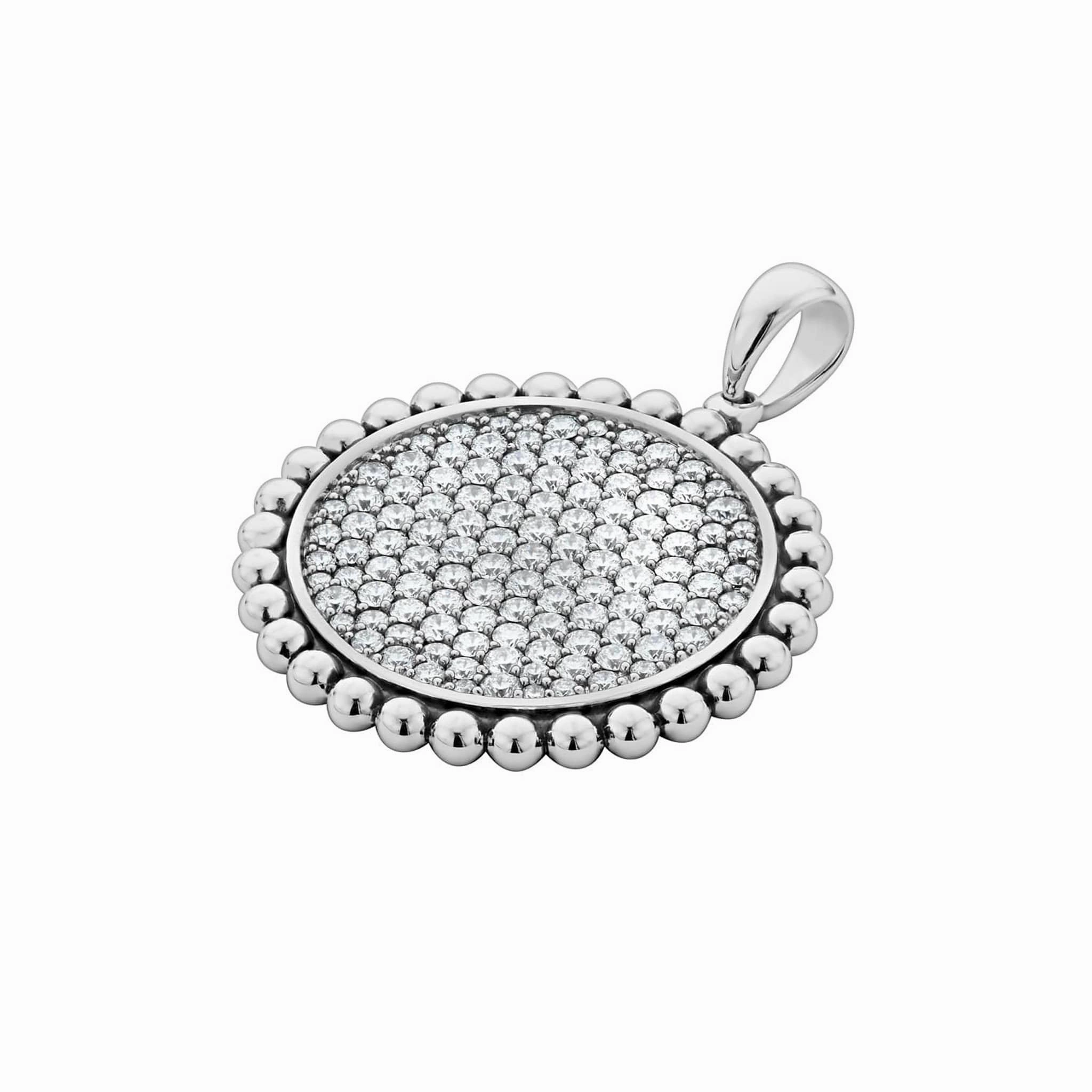 Caviar Spark Diamond Pendant