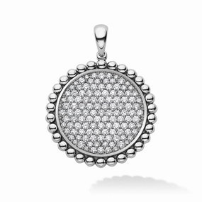 Caviar Spark Diamond Pendant