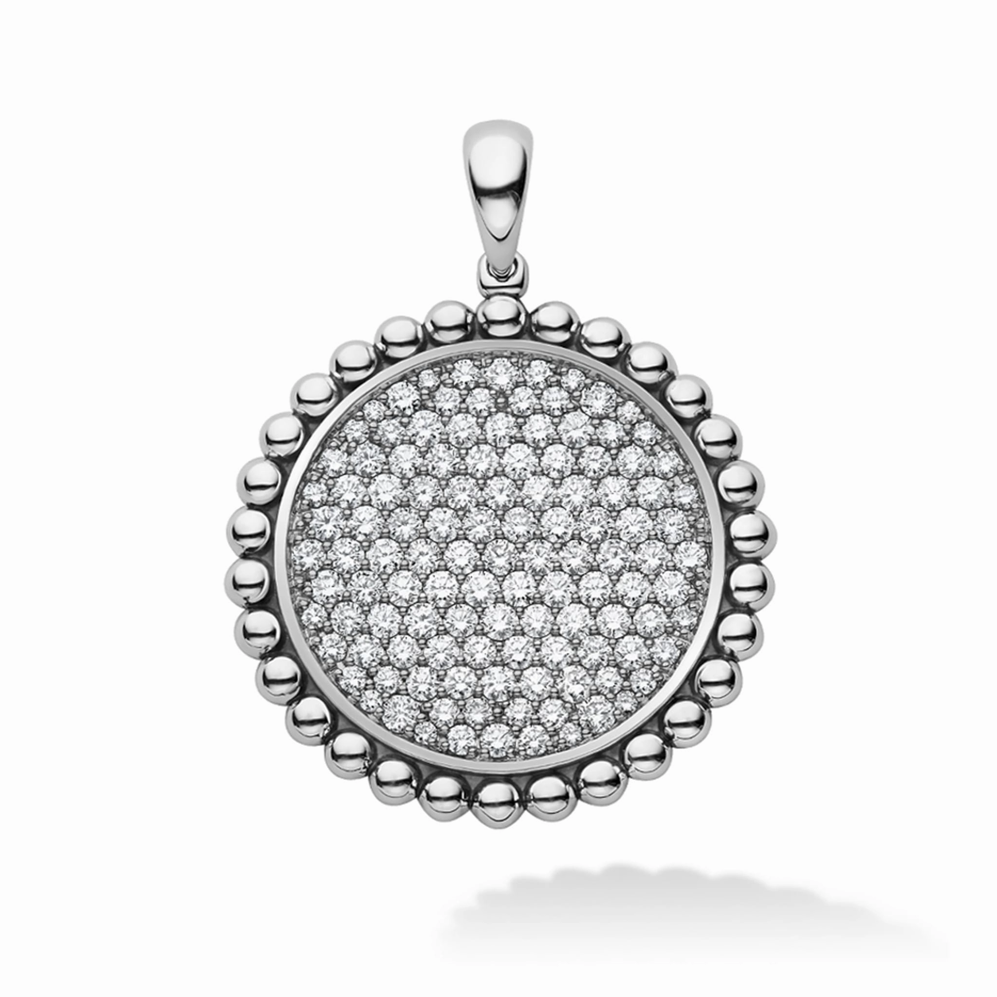 Caviar Spark Diamond Pendant