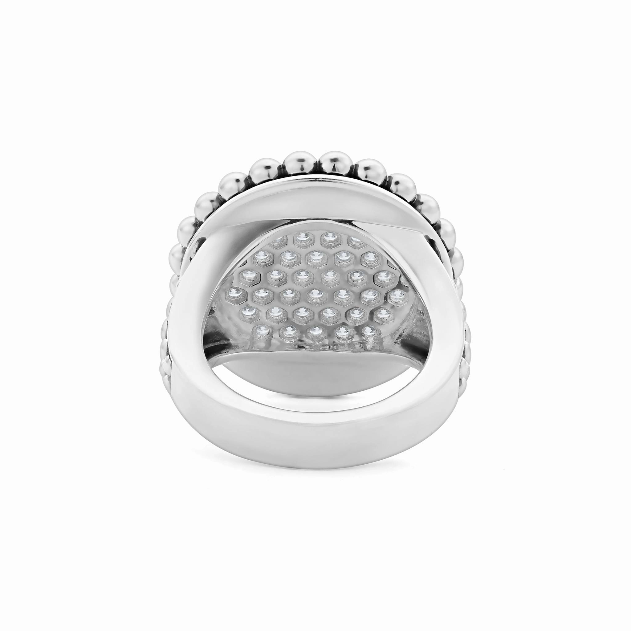 Caviar Spark Large Caviar Circle Diamond Ring