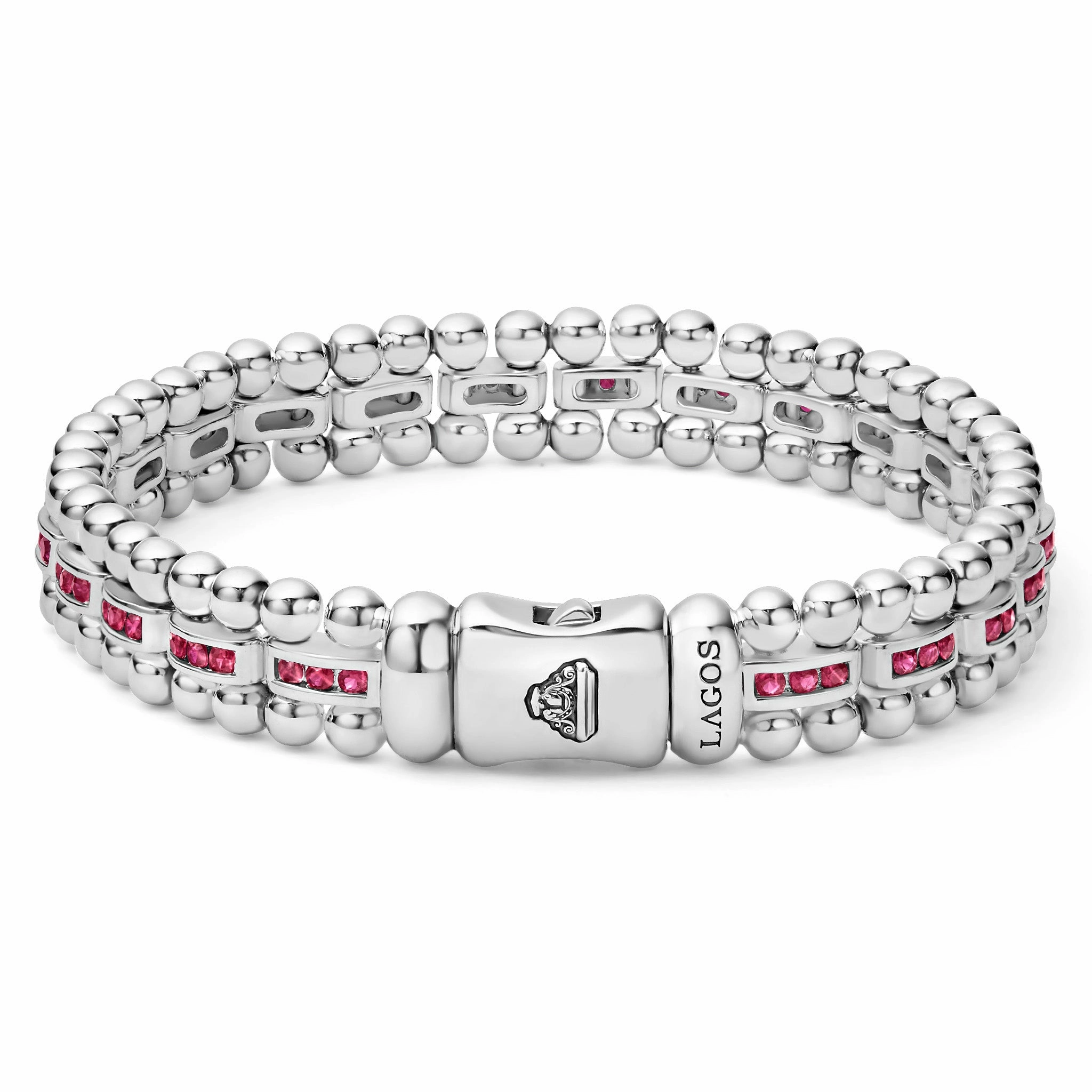 Caviar Spark Ruby Link Bracelet