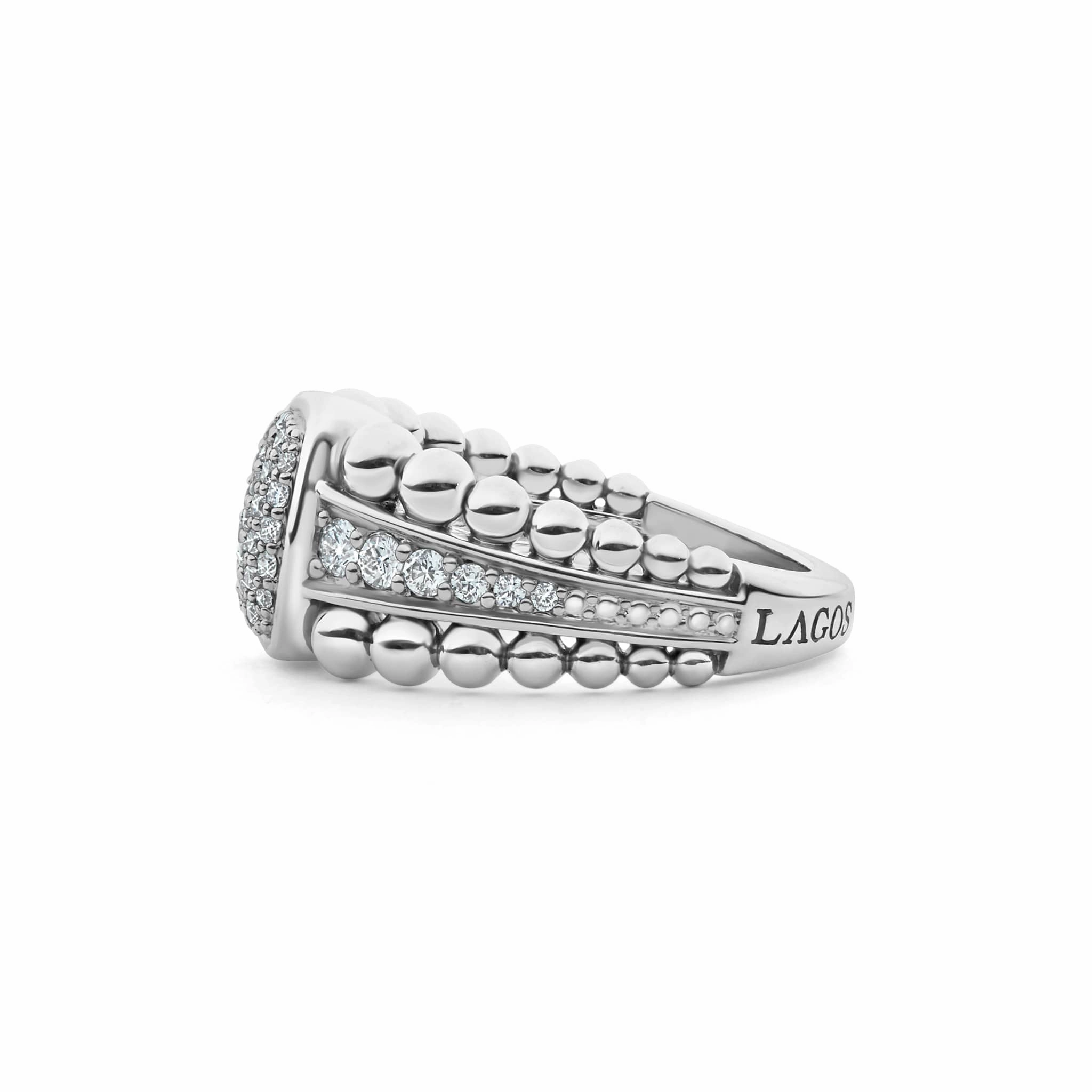 Caviar Spark Small Diamond Statement Ring