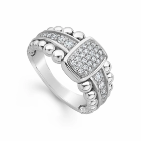 Caviar Spark Small Diamond Statement Ring