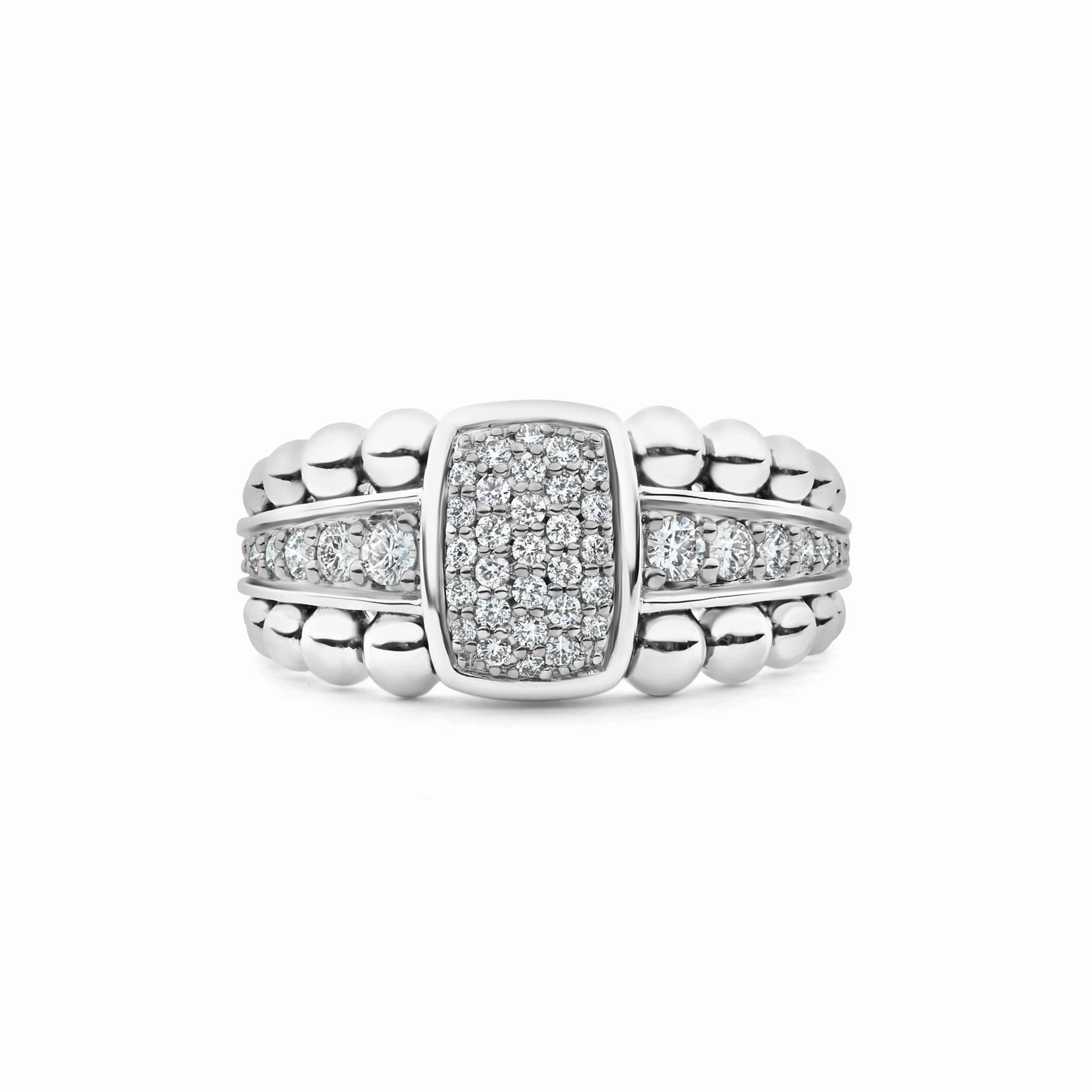 Caviar Spark Small Diamond Statement Ring