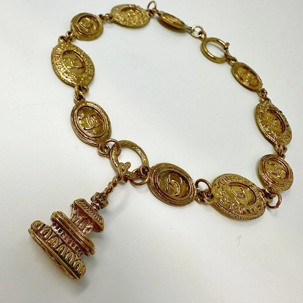Chanel Rare Vintage Medalliion Choker Necklace