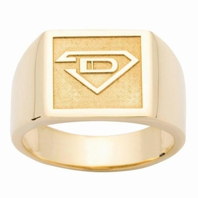 Chevali???re en or jaune 18 carats.